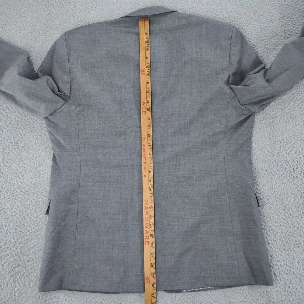 Brooks Brothers 346 Jacket Men 46R Gray Striped Lined Wool Fitzgerald Fit Blazer